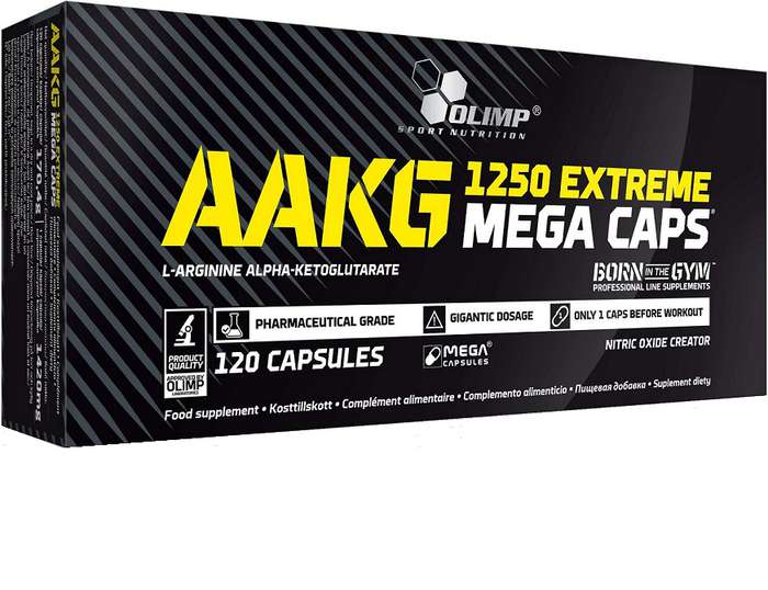 Olimp AAKG 1250 Extreme Mega Caps 120kaps. Zdjęcie główne