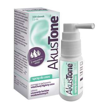 Aflofarm AkusTone Spray do uszu 15 ml Zdjęcie główne