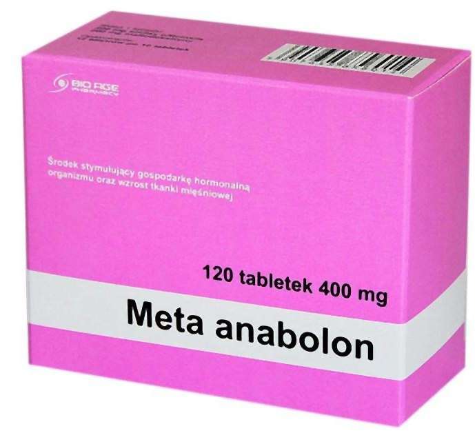 Bio Age Pharmacy Meta anabolon 400mg 120tab. Zdjęcie główne
