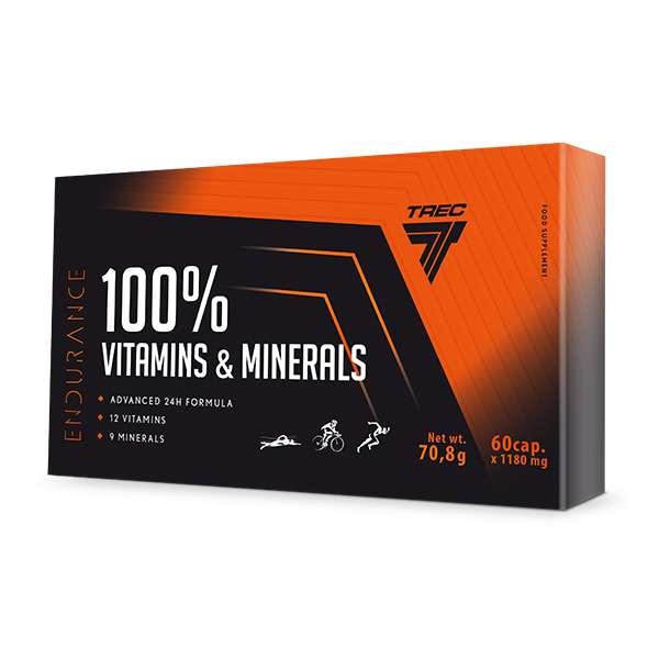 Trec ENDURANCE 100% Vitamins & Minerals 60kaps. Zdjęcie główne