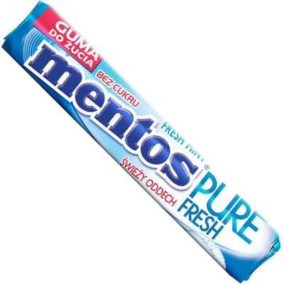 Mentos - Pure Fresh Sugar Free Roll Freshmint 15g - Pure Fresh Sugar Free Roll Freshmint 15g