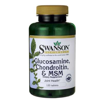 Swanson - Glukozamina, Chondroityna & MSM 120tab. - Zdjęcie główne